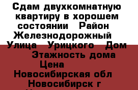 Сдам двухкомнатную квартиру в хорошем состоянии › Район ­ Железнодорожный › Улица ­ Урицкого › Дом ­ 36 › Этажность дома ­ 7 › Цена ­ 14 000 - Новосибирская обл., Новосибирск г. Недвижимость » Квартиры аренда   . Новосибирская обл.,Новосибирск г.